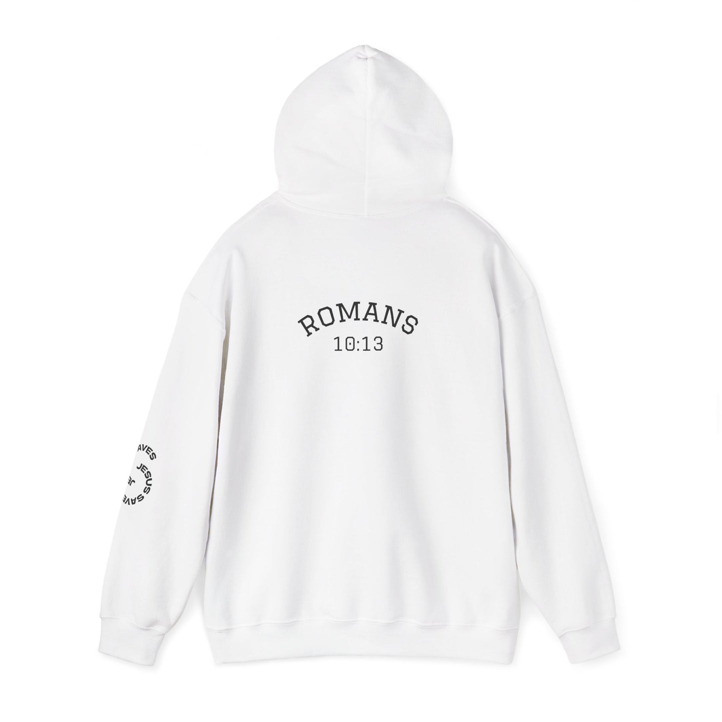 Romans 10:13 Hoodie — 'Brewed Different' Vintage Faith Pullover