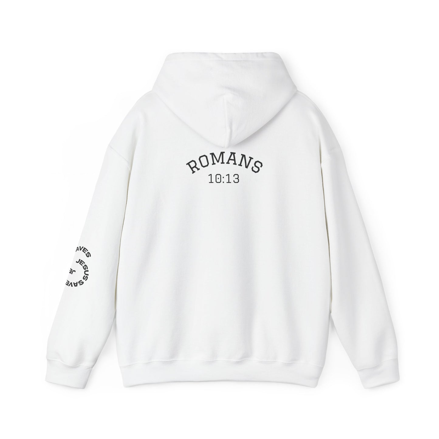 Romans 10:13 Hoodie — 'Brewed Different' Vintage Faith Pullover