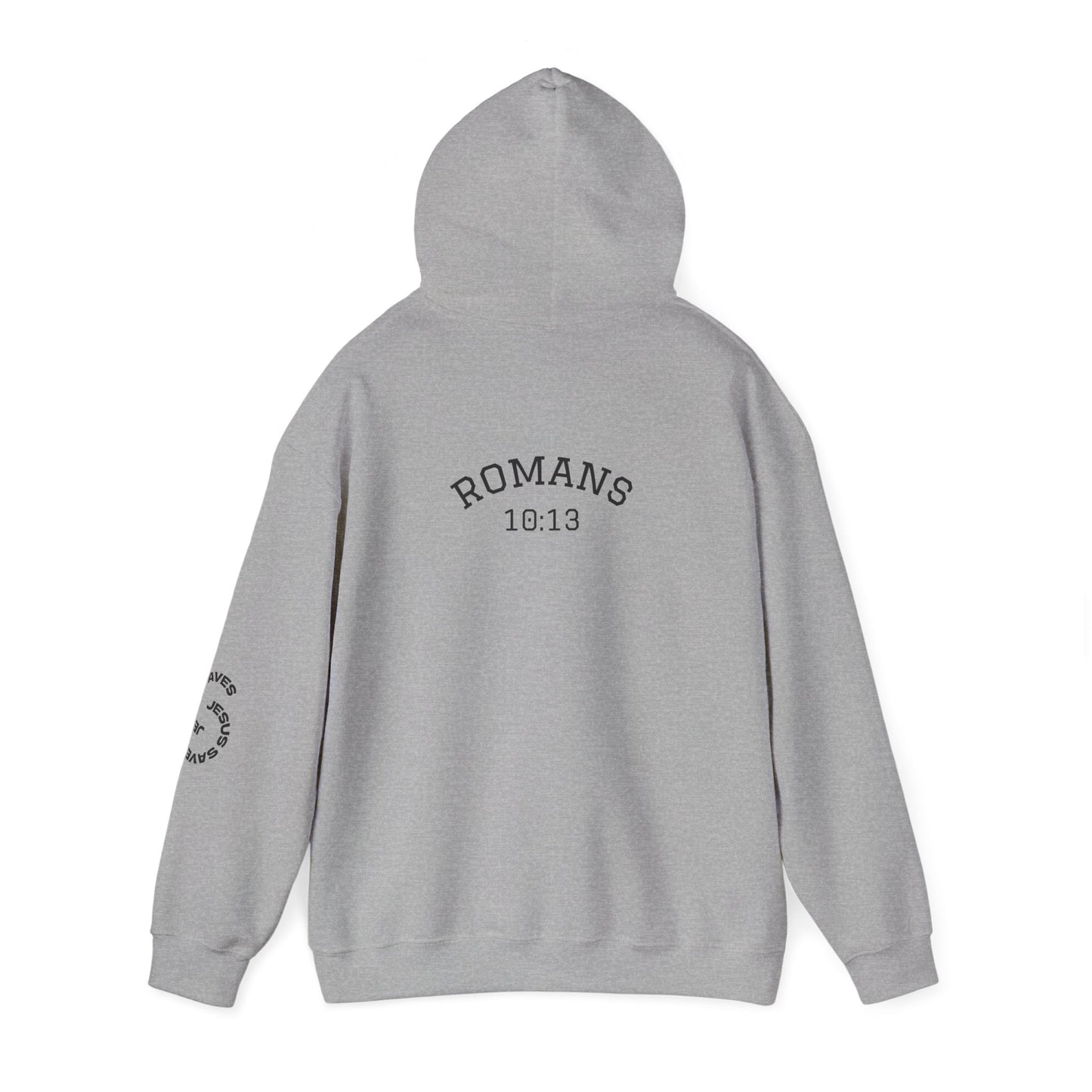 Romans 10:13 Hoodie — 'Brewed Different' Vintage Faith Pullover